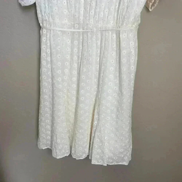 Madewell Eyelet Tassel-Tie Mini Dress Size 10 - Picture 13 of 14